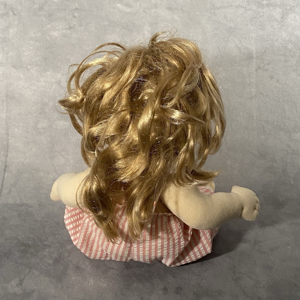 Vintage 1985 Mattel My Child Doll W/ Strawberry Blonde Hair & Aqua Green Eyes - Picture 3 of 10